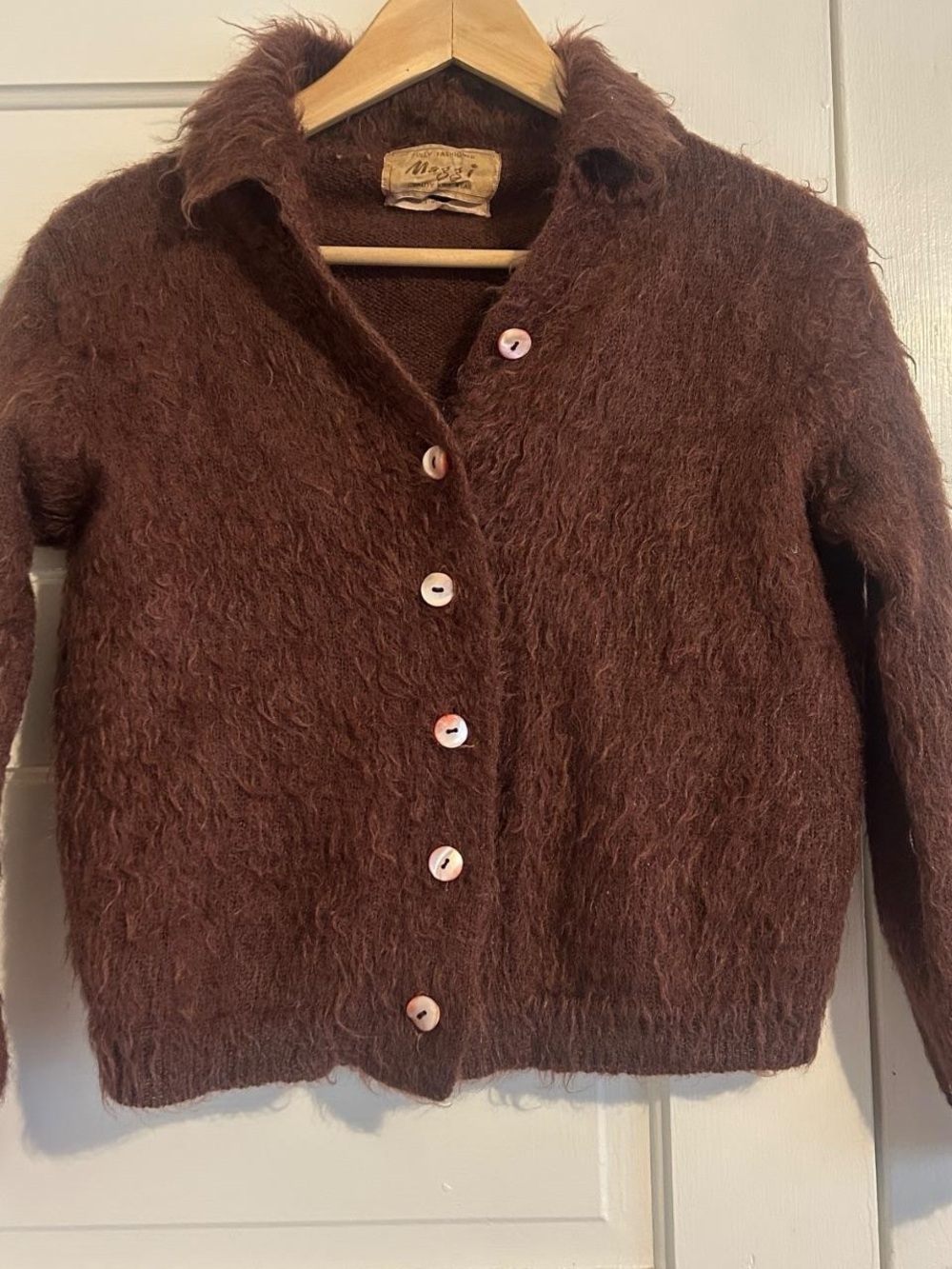 vintage mohair cardigan